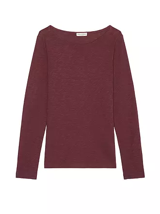 MARC O'POLO | T-shirt à manches longues | dunkelrot